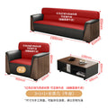3+1+1+ long coffee table (cowhide)