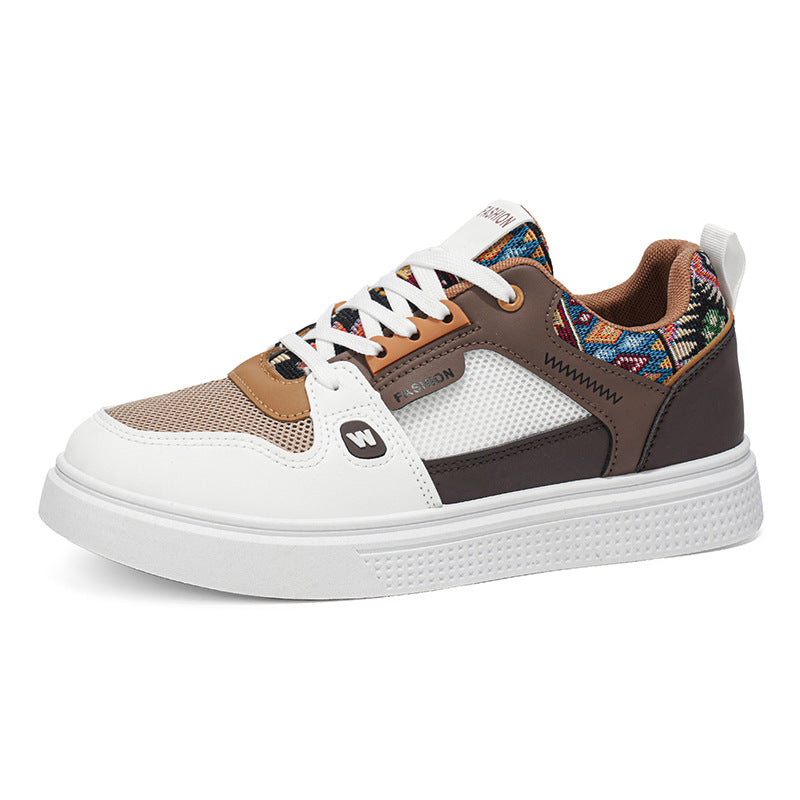 Men's skate shoes 2026 new spring mesh breathable trendy versatile men's shoes thick sole height increasing casual sports trendy shoes