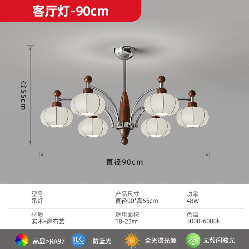 French antique living room chandelier American retro high-end bedroom lighting designer restaurant bar lighting