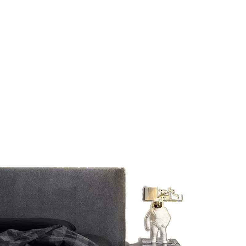 Wiring-free cable-free rechargeable chandelier, charging liftable touch switch, simple modern bedroom bedside chandelier