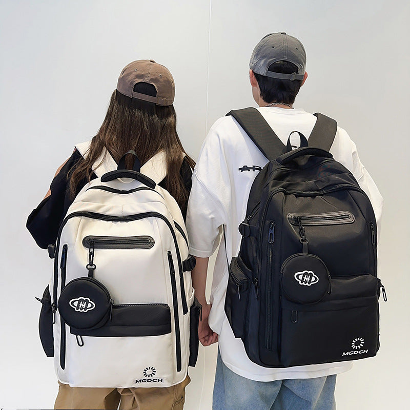 School bag, junior high school student, middle school student, boy, high school student, backpack, male, large capacity, female, backpack, burden reduction, spine protection, male models