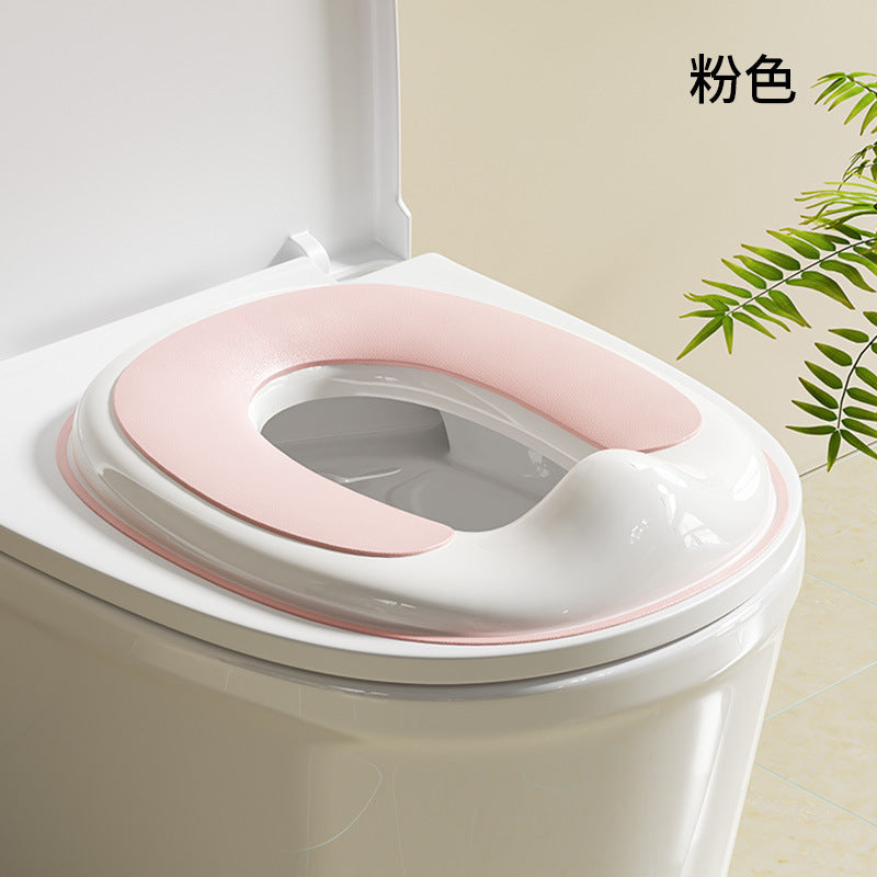 Kids toilet seat, children's toilet seat, toilet seat, men's and women's baby neutral splash-proof portable toilet handy gadget