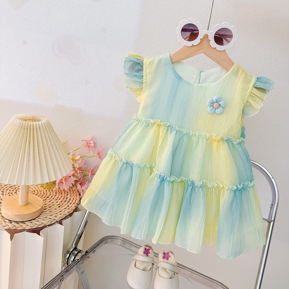 summer new korean style girls' princess dress - cute and stylish baby girl dress - toddler clothing dress