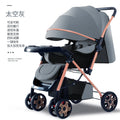 Two-way high-view baby stroller, sit and lie down, foldable baby lightweight stroller, baby stroller