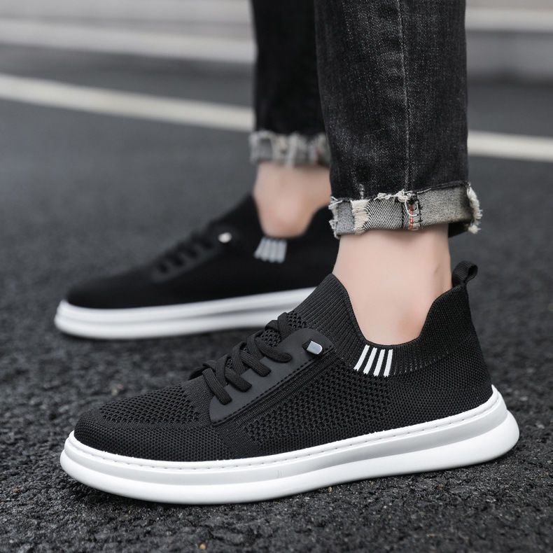 Men's summer new arrival: lightweight, breathable, odor-resistant flyknit mesh shoes - versatile casual sneakers for men, athletic mesh shoes