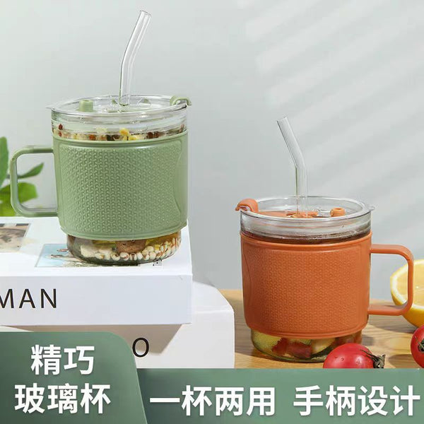 High-value coffee cup handle water cup advertising cup glass cup wholesale printing gift cup opening event
