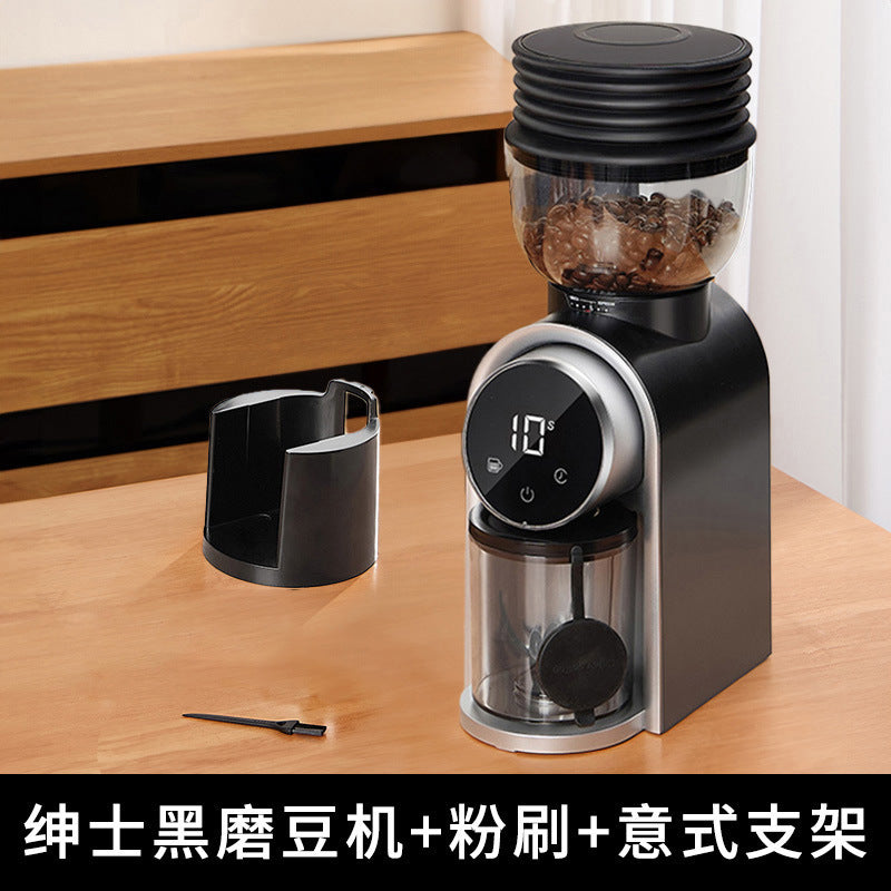 smart screen electric coffee grinder, italian coffee grinder, adjustable coffee mill, home coffee machine