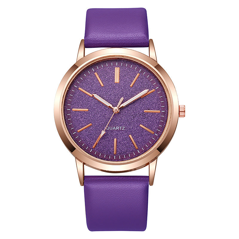 2024 new arrival: women's watch - student style, korean design, alloy & pu leather strap, quartz movement, fashionable ladies' watch, white