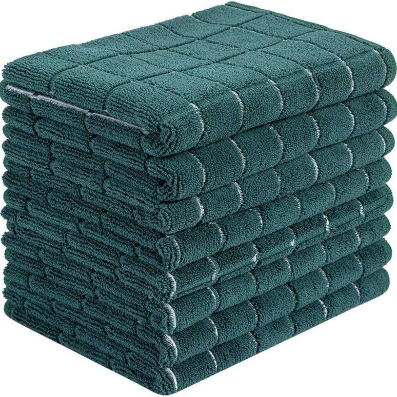 Elegant color dishcloth thickened rag kitchen supplies dish towel hand towel absorbent towel table cleaning cloth