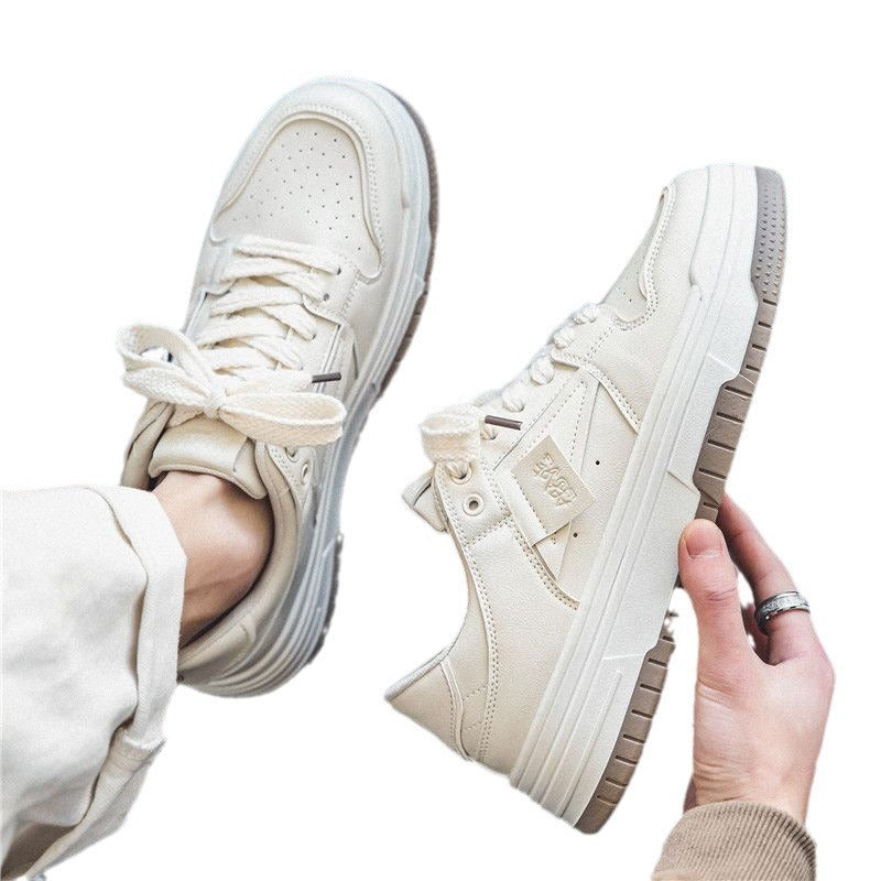 Winter sneakers for men casual trendy shoes trendy brand black and white panda niche stylesense of design skateboard shoes ultra-light thick sole dunk