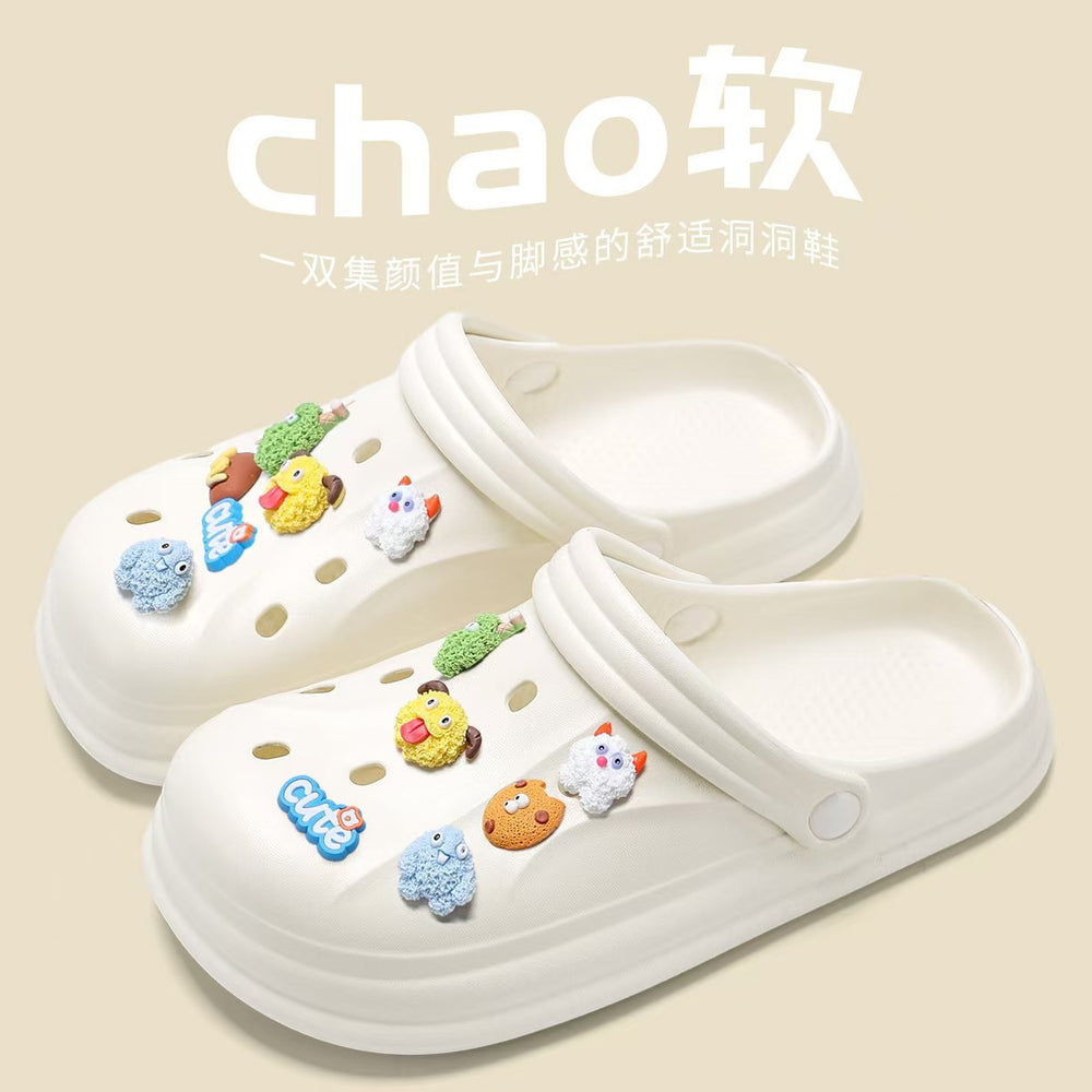 Men's "cloud slides" clogs - 2024 new beach sandals, anti-slip, odor-resistant, eva slippers for couples, women's summer outdoor wear