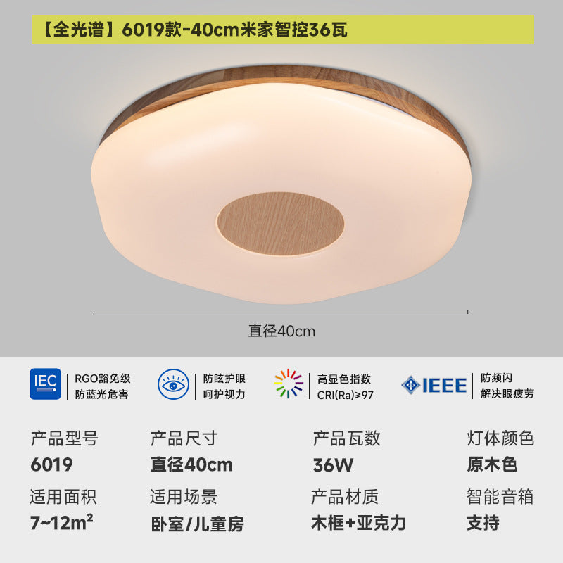 Zhongshan Cream Wind Bedroom Ceiling Light 2025 New Simple Modern LED Romantic Master Bedroom Light Eye Protection Walkway Light