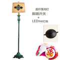 Green floor lamp living room bedroom american bedside lamp nordic coffee table floor lamp frenchretro lamp storage rack