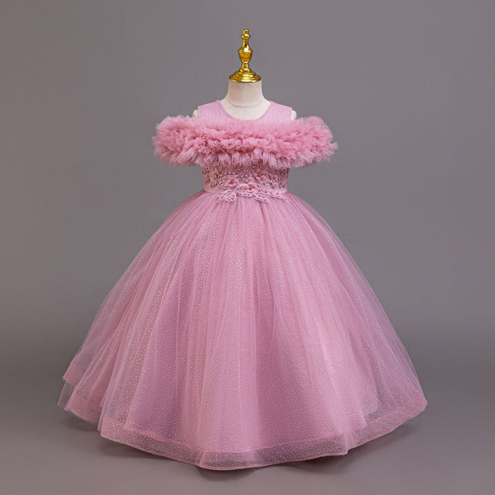New in stock: girls' tutu princess dress - perfect for flower girls, piano recitals, and special occasions