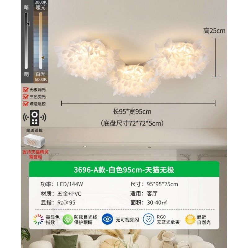 Living room light 2025 new hall light eye protection creative ceiling light modern simple main light Zhongshan lighting E