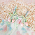 Summernew arrival baby clothes floral small suspender baby girl flower bud princess bag butt jumpsuit summer clothing export batch