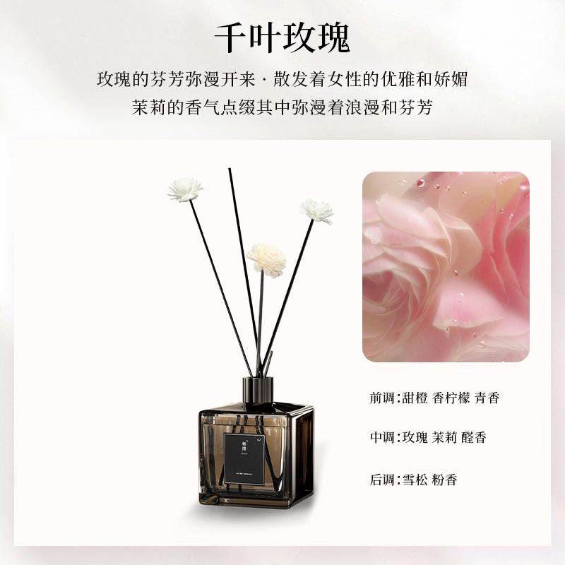 Nordic style flameless reed diffuser - long-lasting fragrance for home, bedroom, bathroom, and air freshening decoration