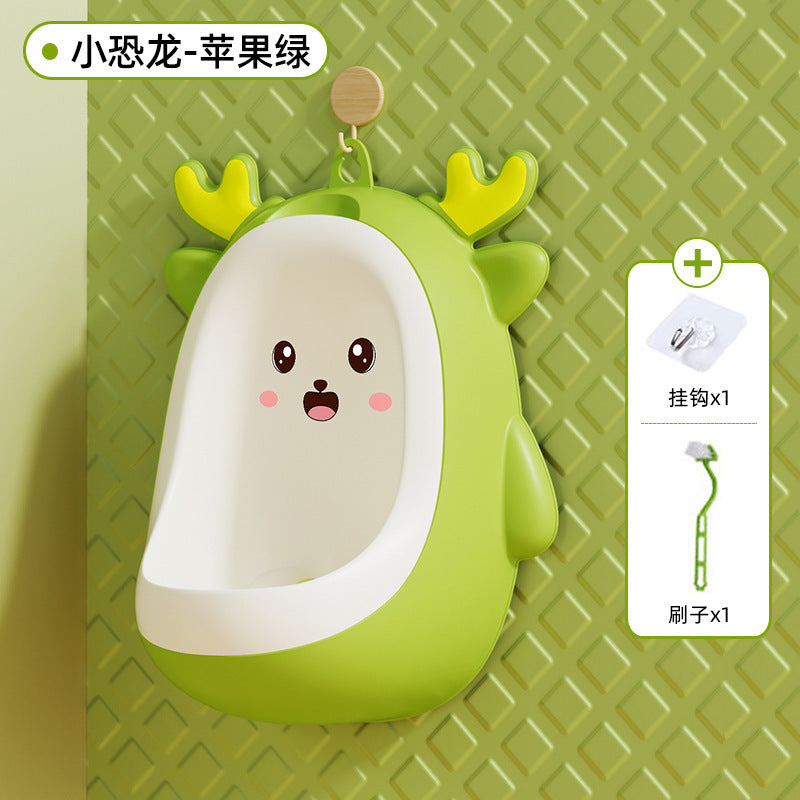 Wall-mounted potty for boys - portable urinal for babies & toddlers - standing toilet training urinal - pee training device