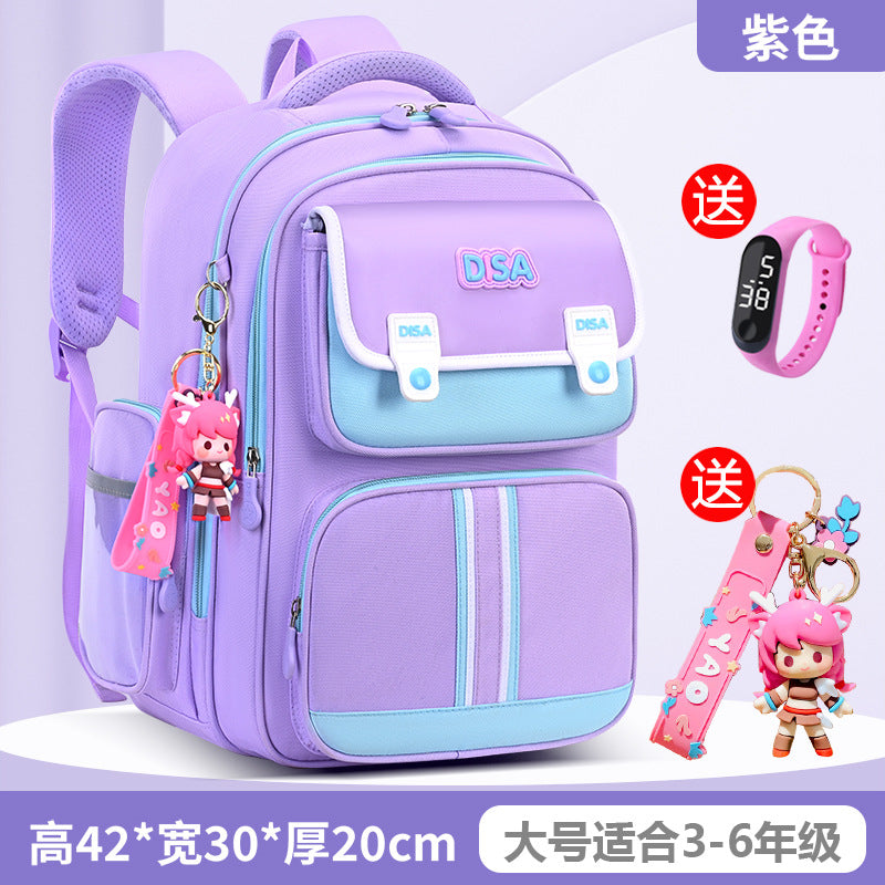 Schoolbag for boys and primary school students 2026 new arrival for grades 1, 2, 3 to 6, boys and girls, lightweight kids spine protection and burden reduction