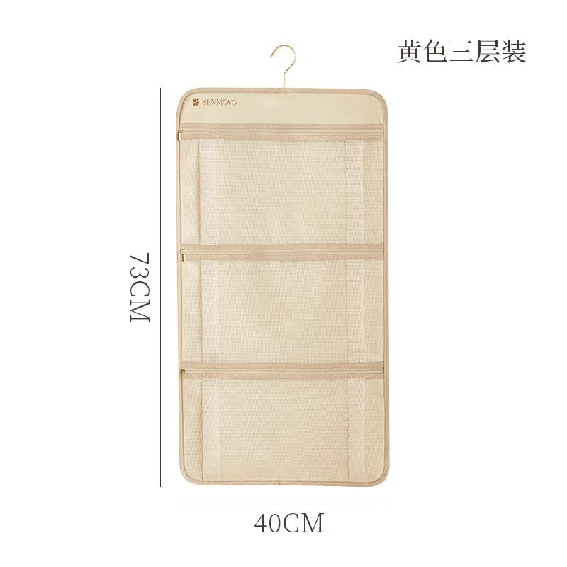 Socks storage hanging bag household wardrobe hanging underwear underwear artifact mesh pocket dormitory bedside sorting bag
