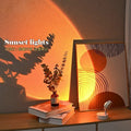 Popular wireless remote control charging sunset lamp sunset lamp wall lamp wiring-free atmosphere background wall decorative painting lamp
