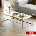 Rio coffee table stainless steel flip tea table living room for home computer table tea table designer coffee table desk all-in-one