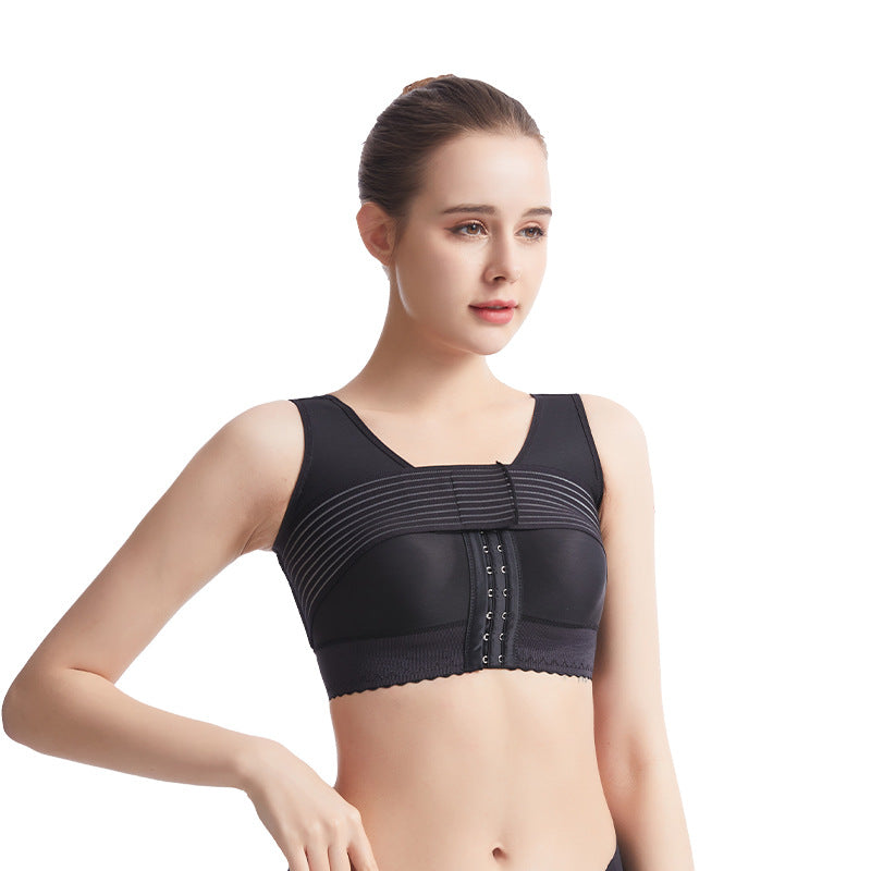 Post-implantation breast compression garment - dedicated bra and binder for breast reconstruction and shaping