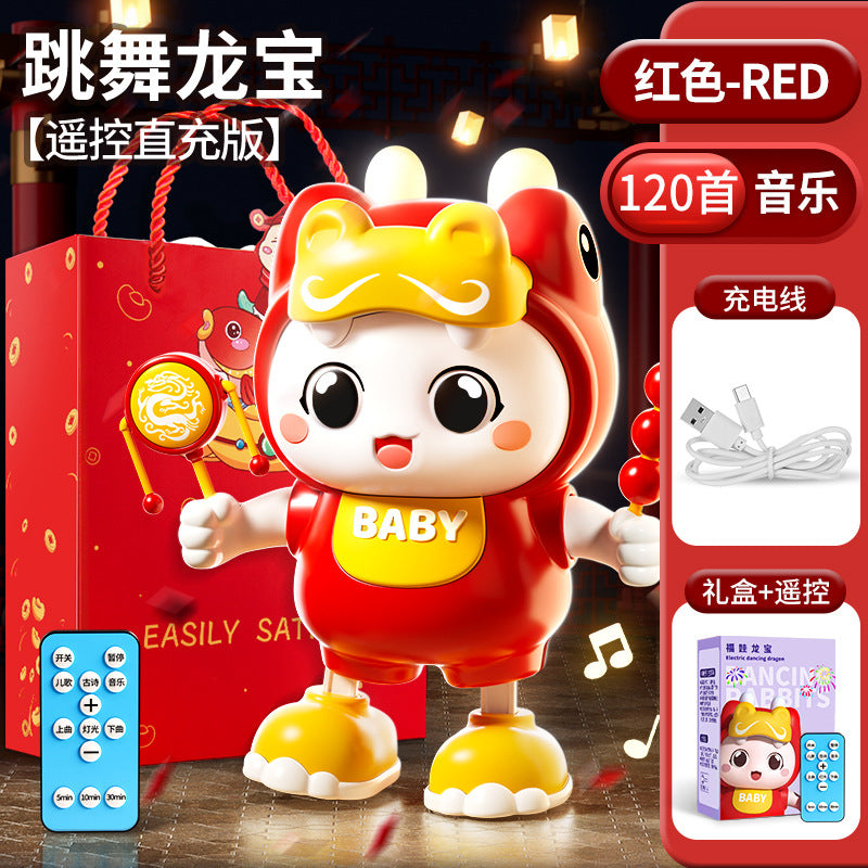 Kids' frog dancing robot toy with lights, singing, educational early learning machine, gift for boys and girls ages 0-3