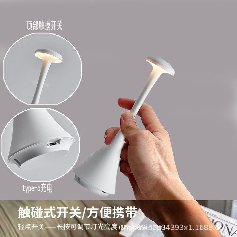 Douyin popular small waist night light bedroom bedside high-end table lamp living room decorative table lamp bedside lamp night light