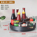 New kitchen storage rack - desktop rotating organizer, round spice rack, adjustable kitchen storage shelf