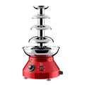 Five-tier chocolate fountain machine - commercial grade, perfect for buffets, parties, weddings, and banquets - stainless steel four-tier chocolate fountain