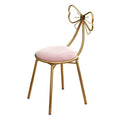 Makeup stool backrest bedroom makeup chair popular chair dressing table stool manicure chair butterfly light luxury dressing stool