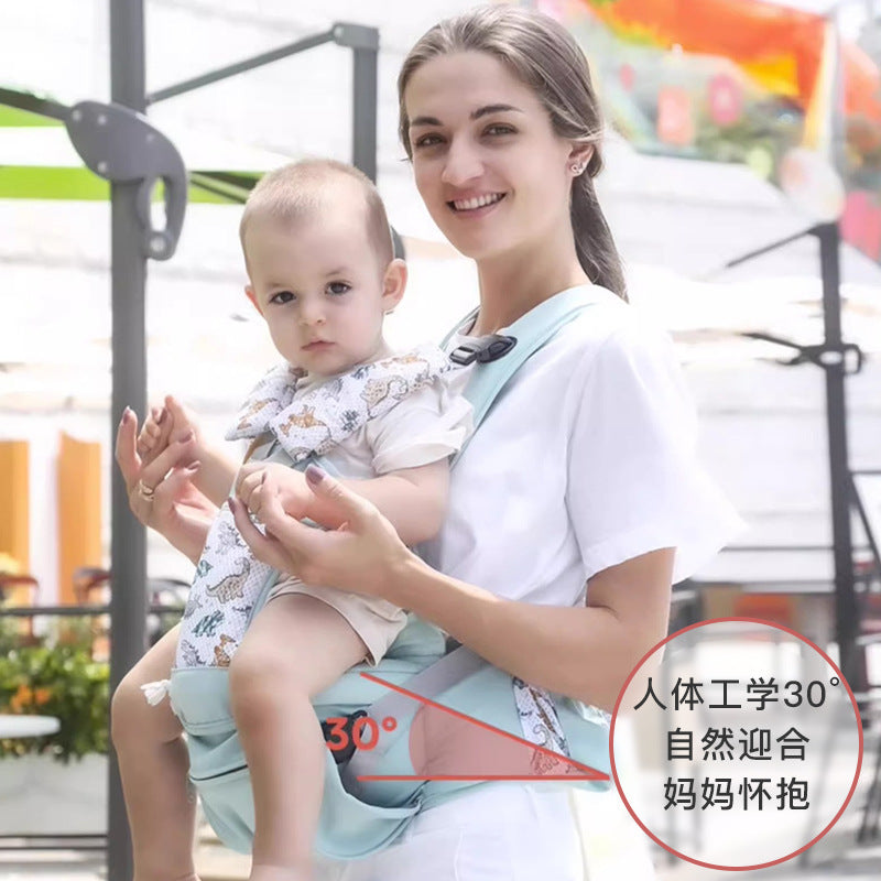 Baby waist stool all year round stool baby carrier front and rear dual-use hug support outing baby handy gadget baby and child breathable