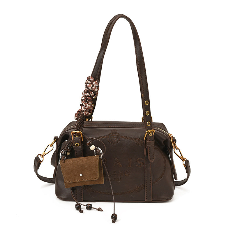 2025 fall/winter new arrivals: vintage-inspired, fashion-forward, niche design handbag - women's commuter tote, trendy shoulder bag, boston bag