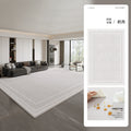 Carpet living room 2026 new french style black and white grids waterproof washable bedroom bedside sofa floor mat