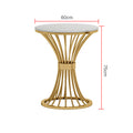 Minimalist sales office negotiation table and chair set, casual round table, hotel/beauty salon booth, business reception sofa
