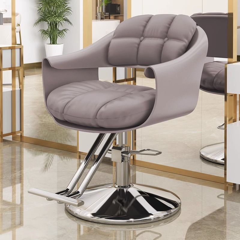Hairdressing chair, hairdressing chair, internet celebrity hair salon, high-end hairdressing shop seat, hair cutting stool, stainless steel hairdressing chair