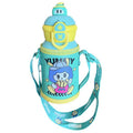 Double-drink kids' thermos cup - 316 stainless steel, food-grade, cute cartoon design, student straw cup