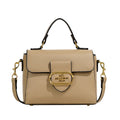 fashion bag for women, 2025 new trendy minimalist color block messenger flap top handle crossbody bag