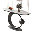 American rock slab entrance console table, light luxury entrance table, new chinoiserie chinoiserie entrance, living room entrance partition cabinet