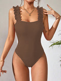 european and american style new knitted camisole top - solid color sexy inner layer/outer wear sleeveless bodysuit