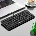 Limg k12 chocolate mini wired keyboard - business, office, portable laptop & desktop usb keyboard