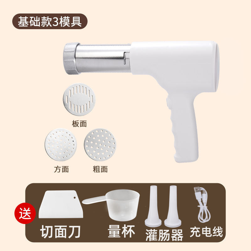 Factory direct home noodle maker - multifunctional, compact electric automatic noodle machine with cordless portable rechargeable dough press