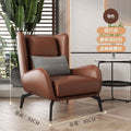Scandinavian lazy small sofa popular single leather sofa accessible luxury sofa small apartment living room for homeclassycasual chair