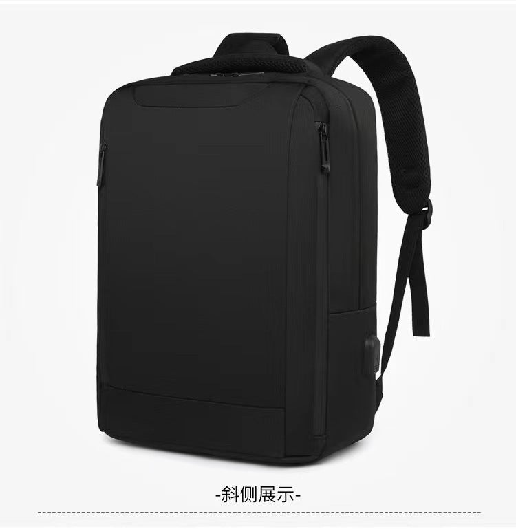 Business Commuter Men's Backpack Large Capacity Laptop Bag Printable Logo Casual Backpack Men's
