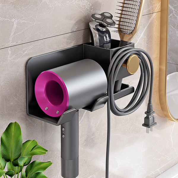 No punching electric hair dryer rack bathroom bracket toilet toilet razor wall hanging storage hair dryer hanger