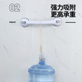 No-drill bathroom anti-fall suction cup grab bar - bathroom handrail, suction cup handrail, glass door and window grab bar for seniors