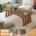 Bay window small coffee table chinoiserie zen tatami low table windowsill balcony non-solid wood for home floor kang table small table