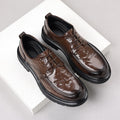 Genuine leather cowhide spring/autumn men's new arrivals: light luxury business casual formal shoes, thick-soled men's british style leather shoes