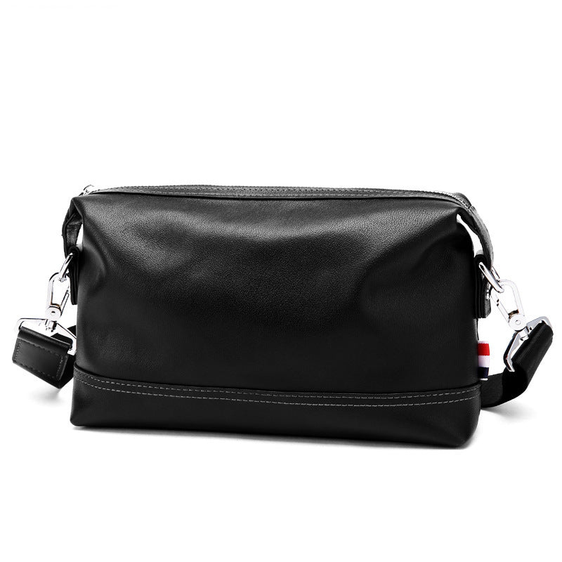 Fashion men's shoulder bag business casual light men's bag first layer cowhide high-end bag leather messenger bag
